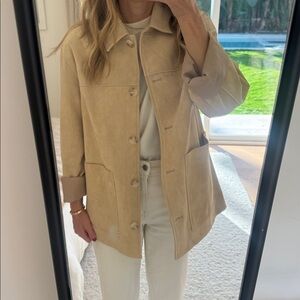 Seude Leather Jacket ZARA limited edition size xs